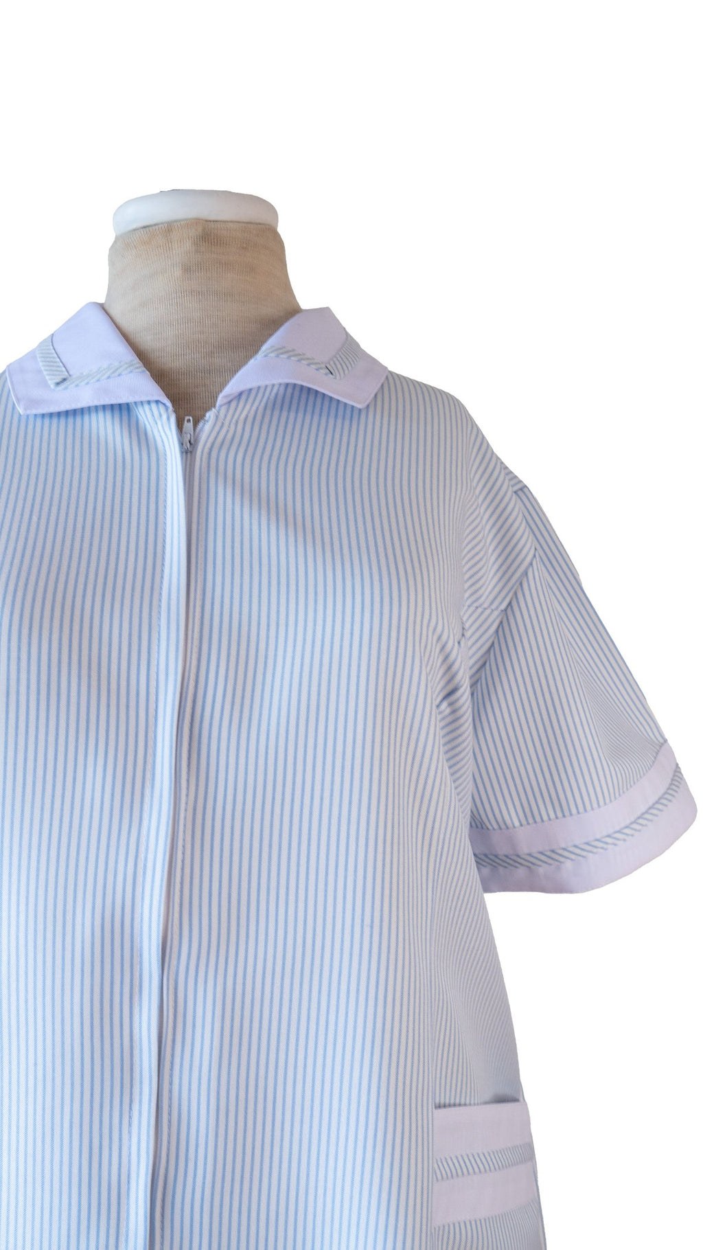 Delantal líneas Celeste