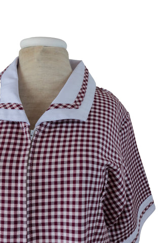 Delantal Cuadrillé Burdeo