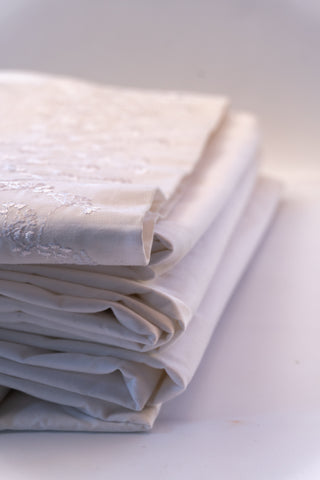 Juego de Sábanas King ,100% Algodón Percal de Portugal.