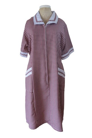 Delantal Cuadrillé Burdeo