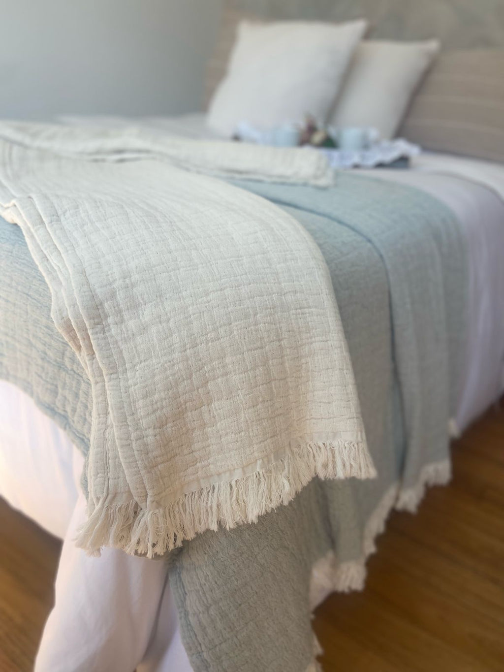 Piecera Oporto Blanca, 100% Algodón