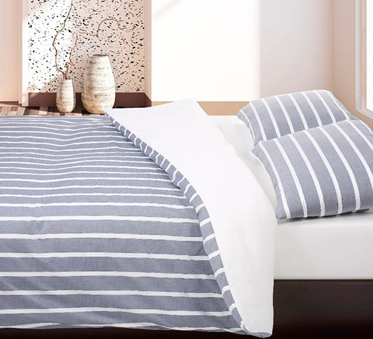 Cubre Plumón Shire 1 1/2 Plaza, 300 Hilos, 100% Algodón de Portugal.