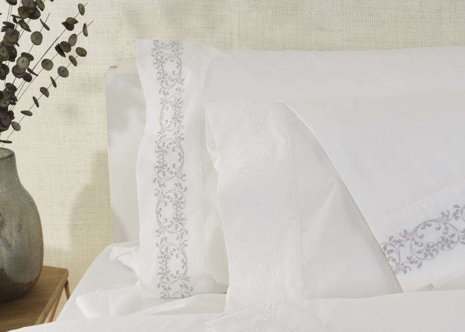 Juego de Sábanas King ,100% Algodón Percal de Portugal.