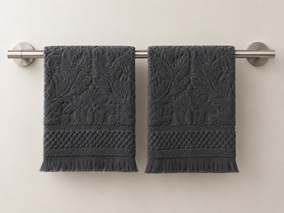 Toalla de Baño Bohemia Gris | 500 grs | 100% Algodón Portugués
