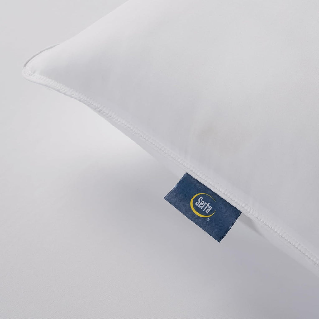 Pack Serta Classic KING: Juego de Sábanas Blancas + Protector colchón + almohadas