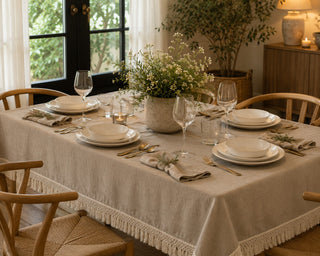 Mantel Brisa Portugal  – Algodón Orgánico y Lino