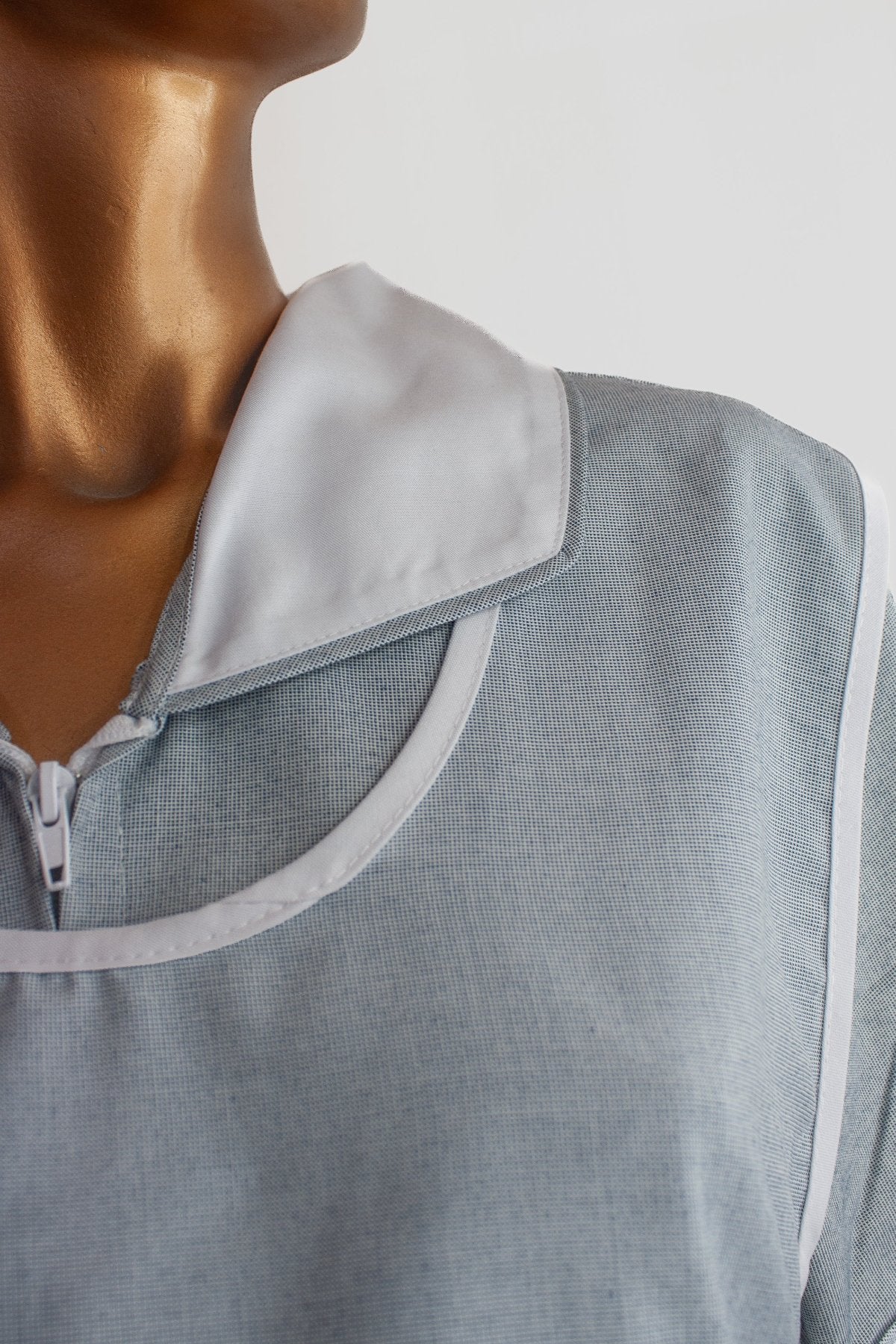 Pechera Doble Gris