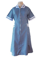 Delantal Cuadrillé Azul