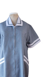 Delantal Cuadrillé  Azul