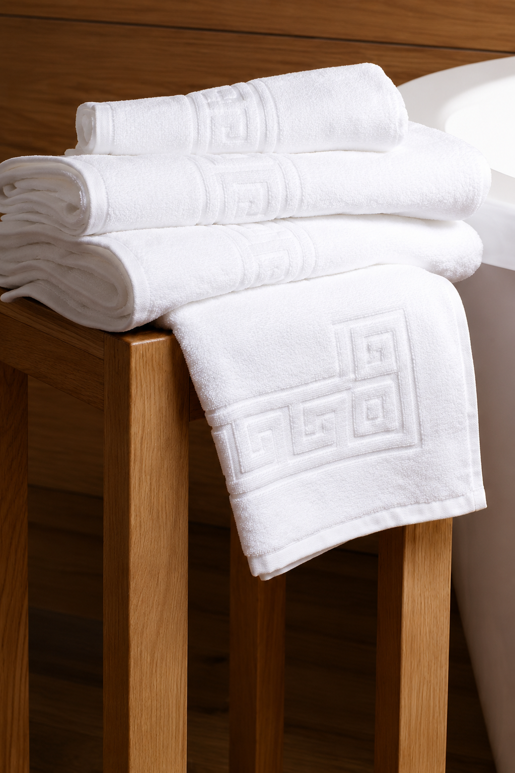 Piso de Baño Hotel Blanco  – 100% Algodón Portugués | 620 grs Toalla