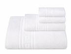 Toalla de Mano Hotel Blanca  100% Algodón Portugués | 500 grs