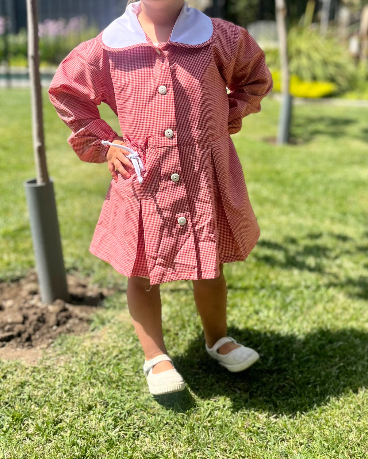 Delantal Infantil Niña, Rojo