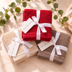 Pack 4 Toallas de Cara 30x30 cm, 100% Algodón Portugués.