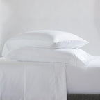 Pack Serta Classic KING: Juego de Sábanas Blancas + Protector colchón + almohadas