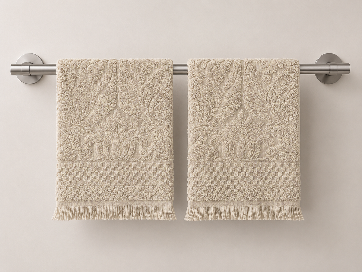 Toalla  de Mano Bohemia Beige | 500 grs | 100% Algodón Portugués