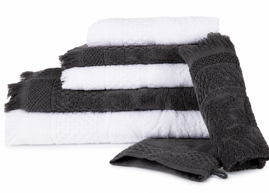 Toalla  de Baño Bohemia Blanca | 500 grs | 100% Algodón Portugués