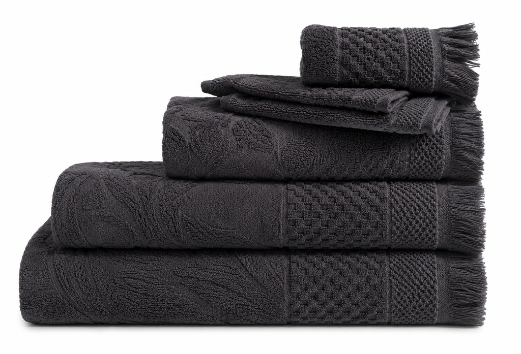 Toalla  de Baño Bohemia Gris | 500 grs | 100% Algodón Portugués