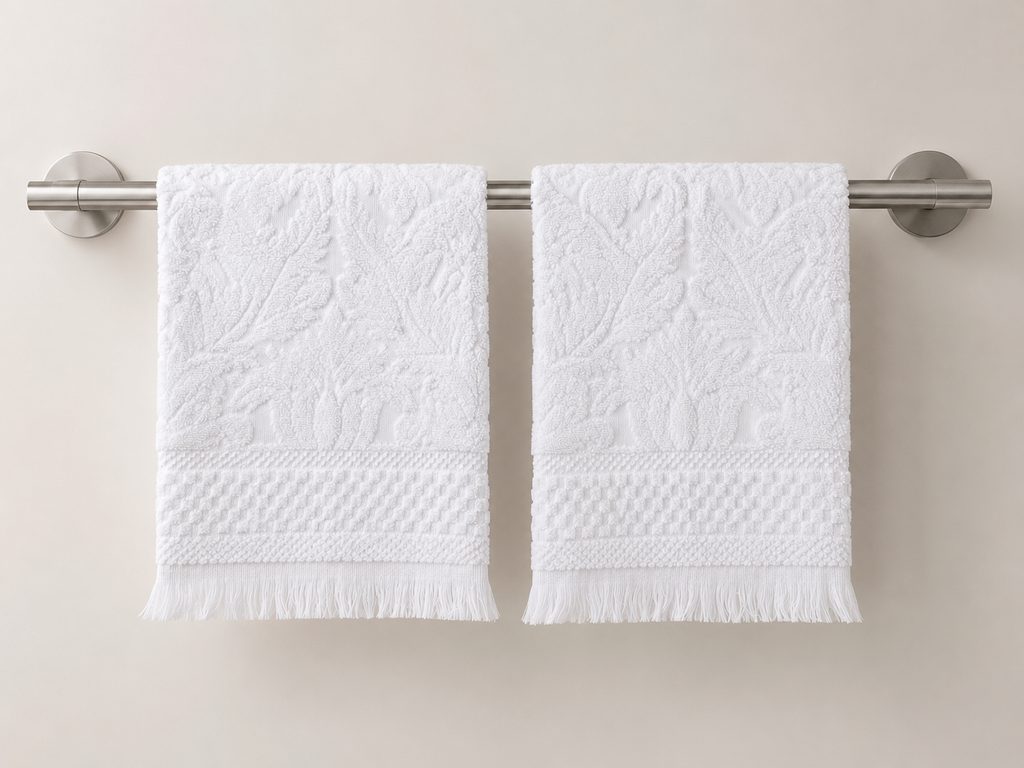 Toalla  de Baño Bohemia Blanca | 500 grs | 100% Algodón Portugués