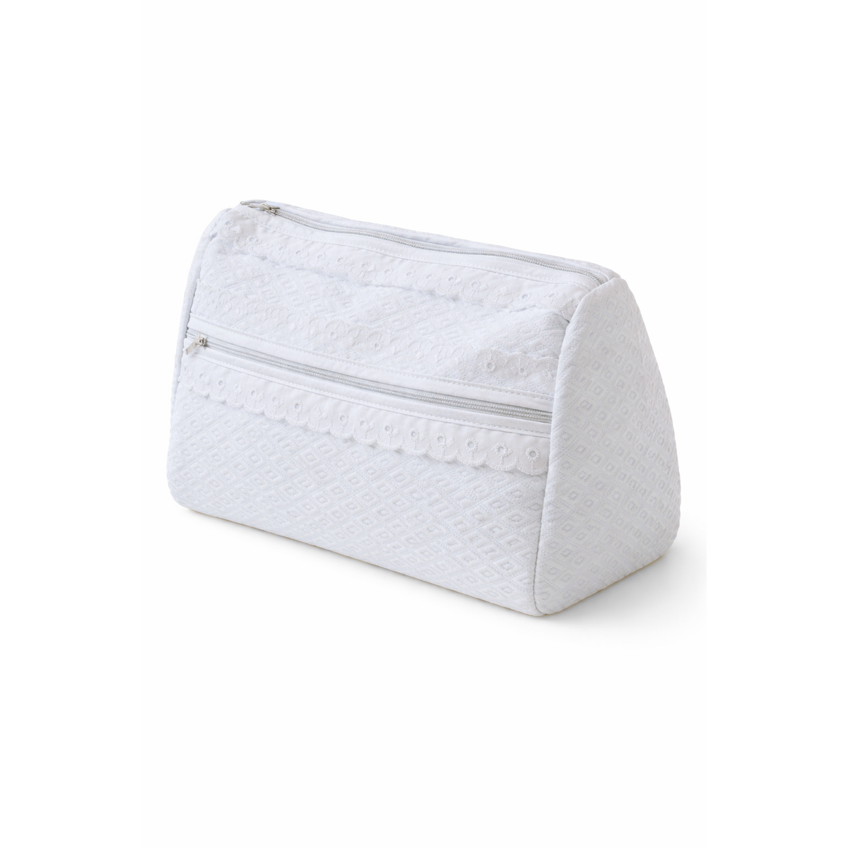 Neceser/cosmetiquero de Pique Blanco - Accesorio