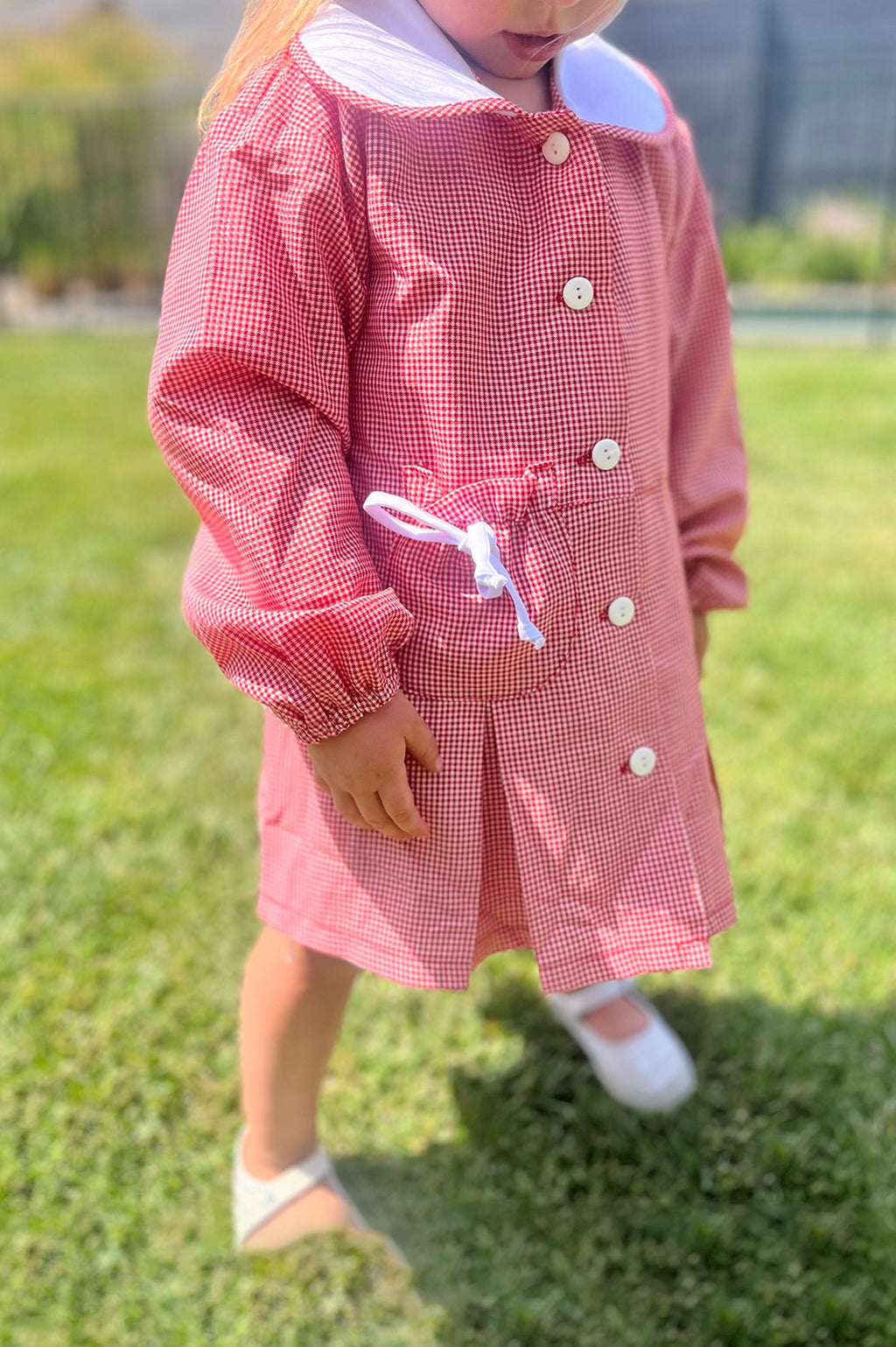 Delantal Infantil Niña, Rojo