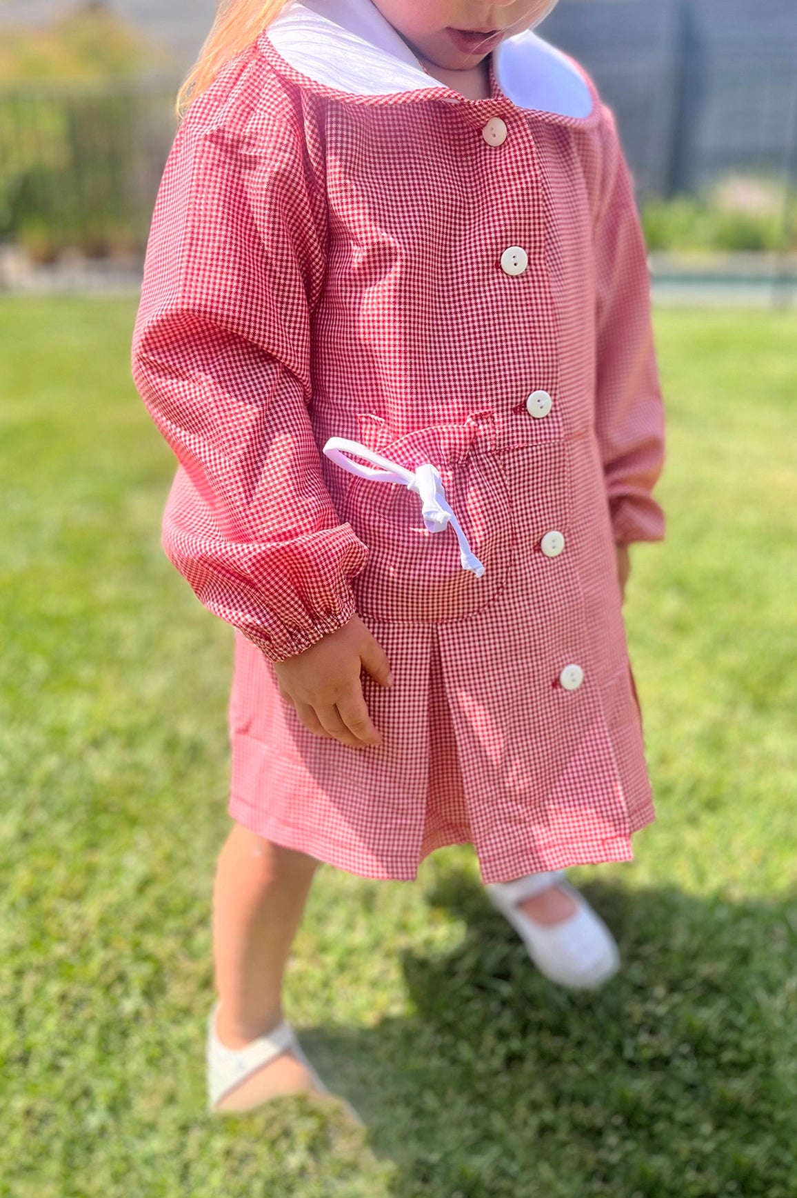 Delantal Infantil Niña, Rojo